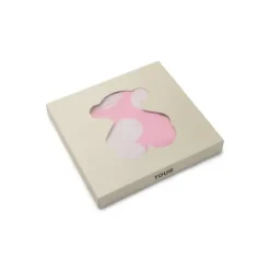 Manta de bebé reversível Nilo multimotivos cor-de-rosa