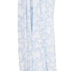 Mantilha Kaos com saco Ursinho Azul Celeste