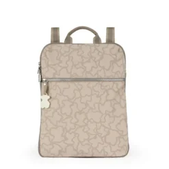 Mochila Kaos New Colores em Nylon na cor pedra