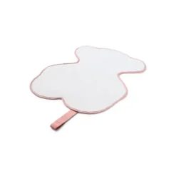 Mudador de viagem Urso Geome cor-de-rosa