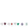 Pack de brincos soltos em prata e pedras preciosas Bold Motif