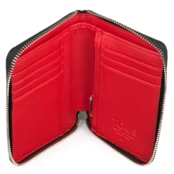Pequena Carteira Kaos Icon Multi Bege - Vermelho
