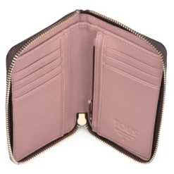 Pequena Carteira Kaos Icon Multi Preto - Rosa