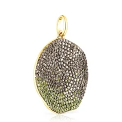 Pingente ATELIER Nenufar em Ouro e Diamantes amarelos