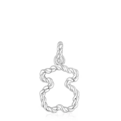 Pingente com silhueta urso Twisted