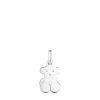 Pingente pequeno Sweet Dolls urso em Prata