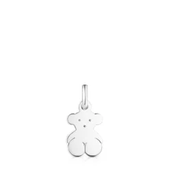 Pingente pequeno Sweet Dolls urso em Prata