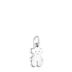 Pingente pequeno Sweet Dolls urso em Prata