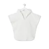 Poncho de tecido atoalhado Rus MS Branco