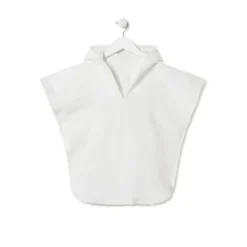 Poncho de tecido atoalhado Rus MS Branco
