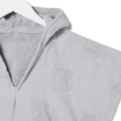 Poncho de tecido atoalhado Rus MS Cinzento