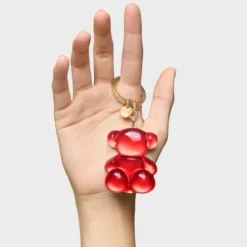 Porta-chaves vermelho half Bold Bear