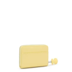 Porta-moedas amarelo-claro TOUS Brenda