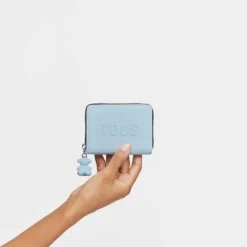 Porta-moedas azul-claro TOUS La Rue New