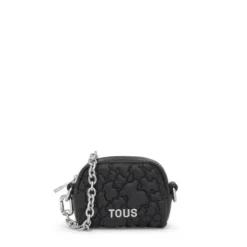 Porta-moedas preto TOUS Puffy Bear