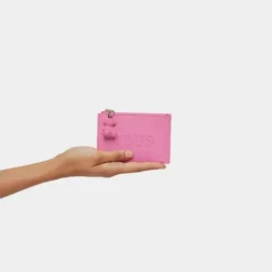 Porta-moedas/porta-cartões rosa-escuro TOUS Brenda