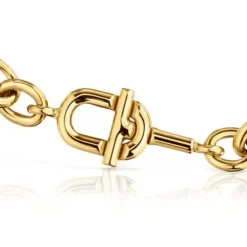 Pulseira corrente com banho de ouro de 18 K sobre prata TOUS MANIFESTO
