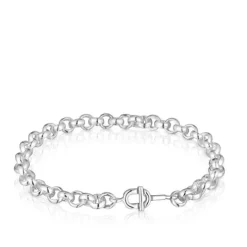 Pulseira corrente em prata 17,5 cm TOUS MANIFESTO