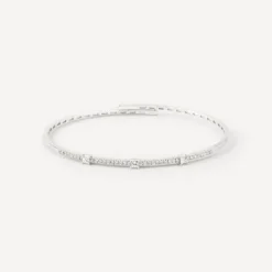 Pulseira em ouro branco com diamantes TOUS ATELIER