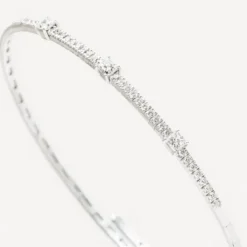 Pulseira em ouro branco com diamantes TOUS ATELIER