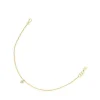 Pulseira em ouro e diamantes motivo coração San Valentín