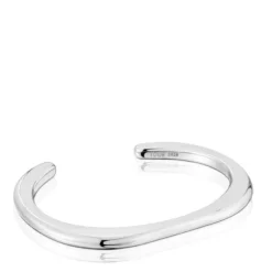 Pulseira escrava em prata Line