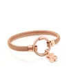 Pulseira média Hold em Prata Vermeil rosa e Aço