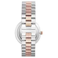 Relógio analógico com bracelete em aço e aço IPRG rosado S-Band
