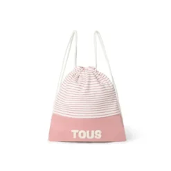 Saco para creche de bebé Classic cor-de-rosa