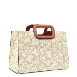Shopper média Amaya Kaos Icon bege