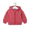 Sweatshirt com capuz Bold Bear Casual grená