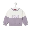 Sweatshirt logótipo TOUS Casual lilás