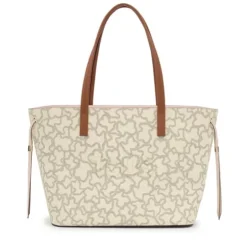 Tote bag grande bege Kaos Icon