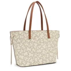 Tote bag grande bege Kaos Icon