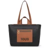 Tote bag média preta e castanha TOUS Nanda