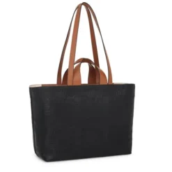 Tote bag média preta e castanha TOUS Nanda
