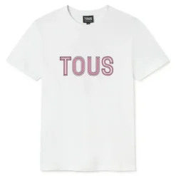 T-shirt de manga curta rosa TOUS Bear Faceted M