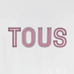 T-shirt de manga curta rosa TOUS Bear Faceted M
