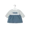 Vestido de bebé para menina Classic azul