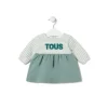 Vestido de bebé para menina Classic verde