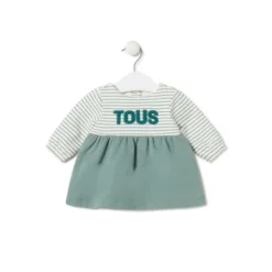 Vestido de bebé para menina Classic verde
