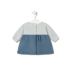 Vestido de bebé para menina Classic azul