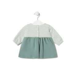Vestido de bebé para menina Classic verde