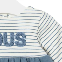 Vestido de bebé para menina Classic azul