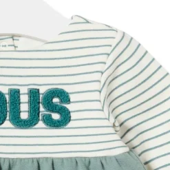 Vestido de bebé para menina Classic verde