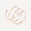 Anel duplo em ouro com diamantes TOUS ATELIER