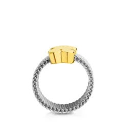 Anel Mesh em Ouro