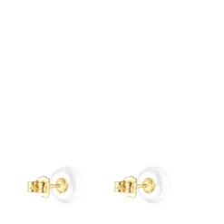 Brincos TOUS Pearls em Ouro