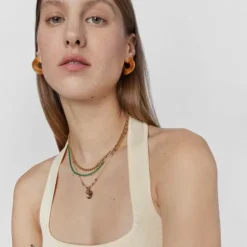 Colar em prata vermeil e ametista Bold Bear