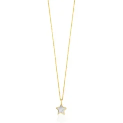 Colar XXS estrela em Ouro e Nácar